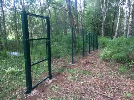 Забор из 3d сетки